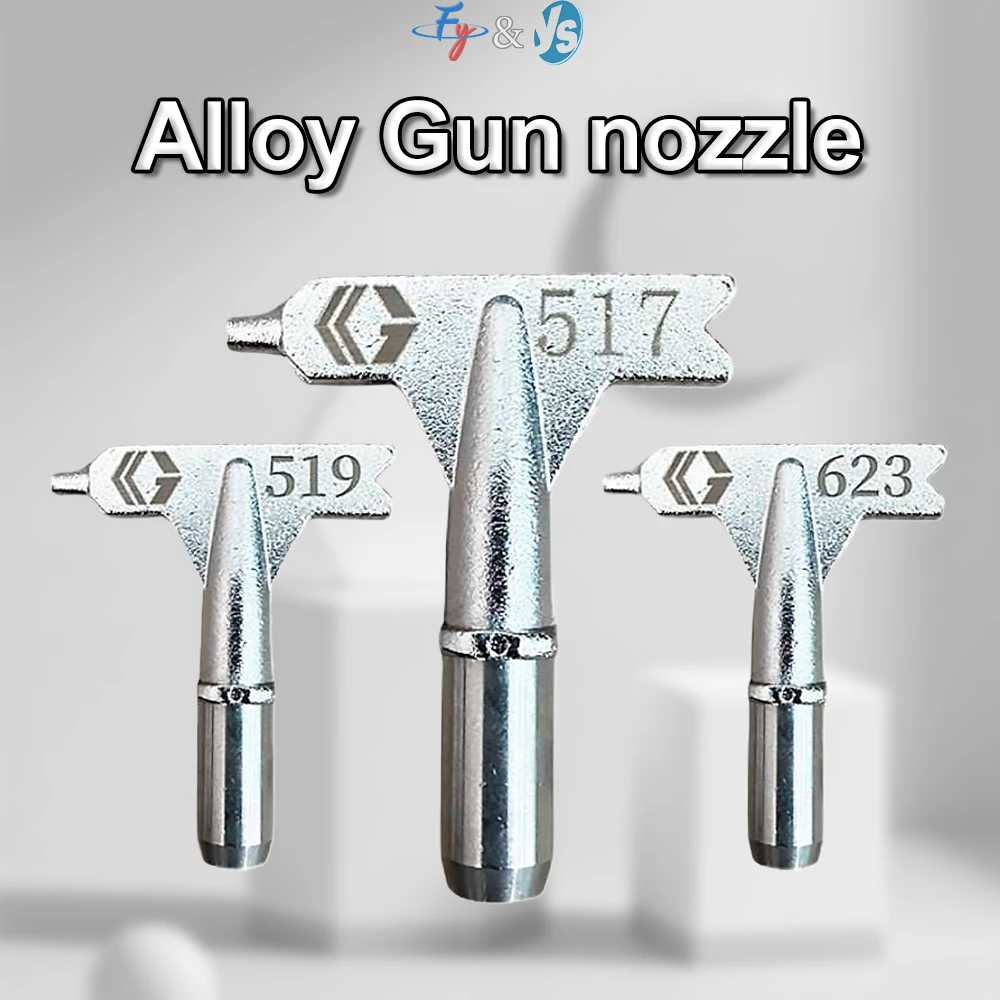 Chrome Plated Steel Spray Tip Spray Gun Accessories Durable Replacement Parts Airless Automotive Refinishing Car Paint Coating