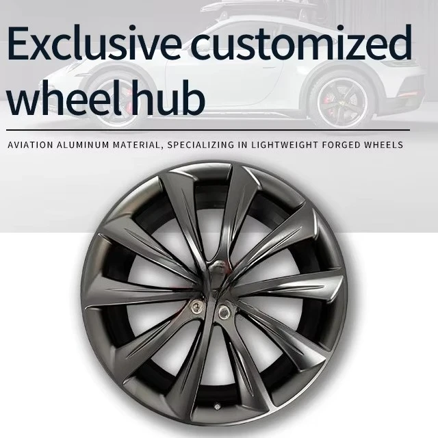 مناسبة لـ Teslaa Model Y Model3 جنوط العجلات المزورة وتعديلات العجلات عبر المدى بالكامل لمحور حافة السيارة