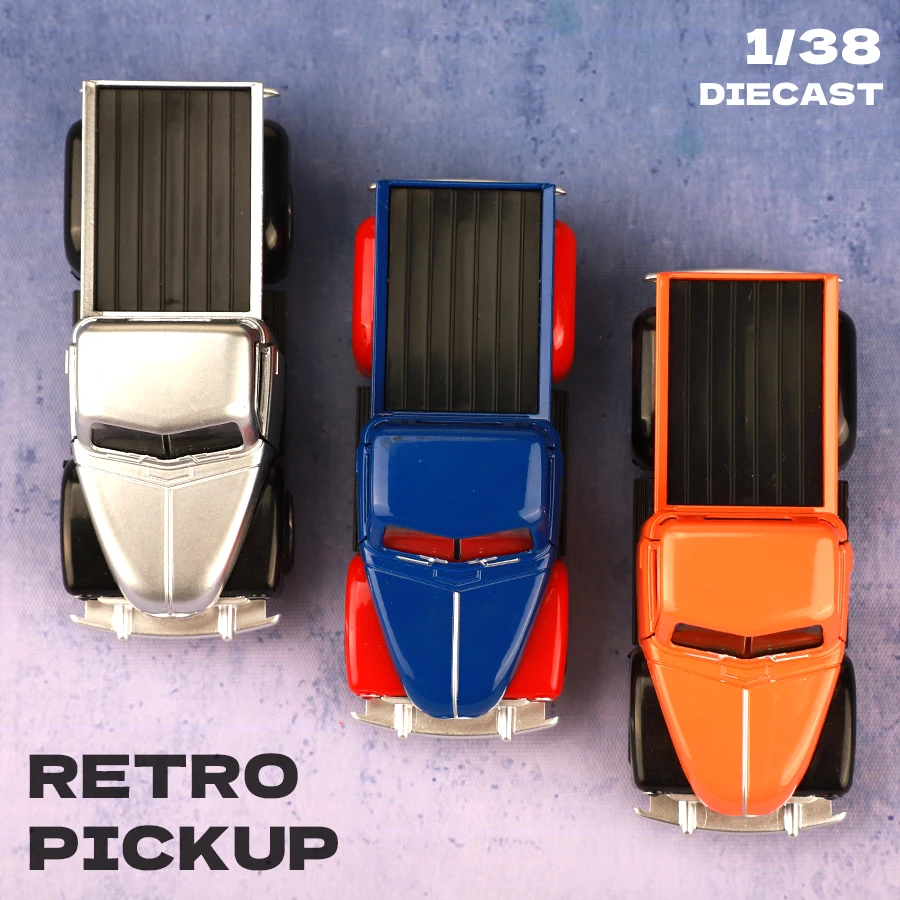 Voiture jouet camionnette rétro 3100, voiture jouet pour garçon, voiture en métal moulé sous pression, collection exquise, le meilleur cadeau. (Bagé)