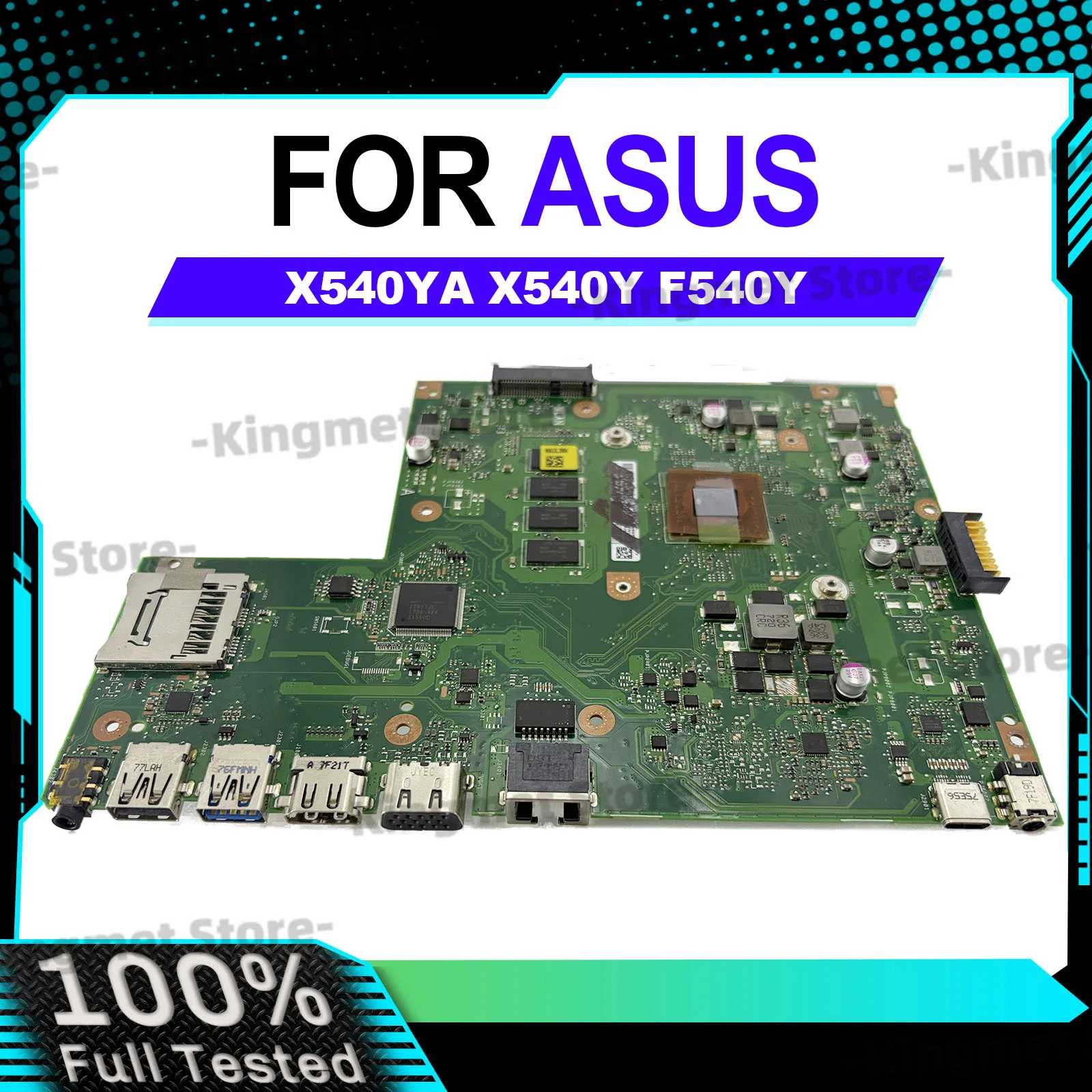 

X540YA Notebook Mainboard For ASUS VivoBook X540YA A540Y X540Y F540Y D540Y R540Y Laptop Motherboard With A6 A8 CPU 100% tests OK