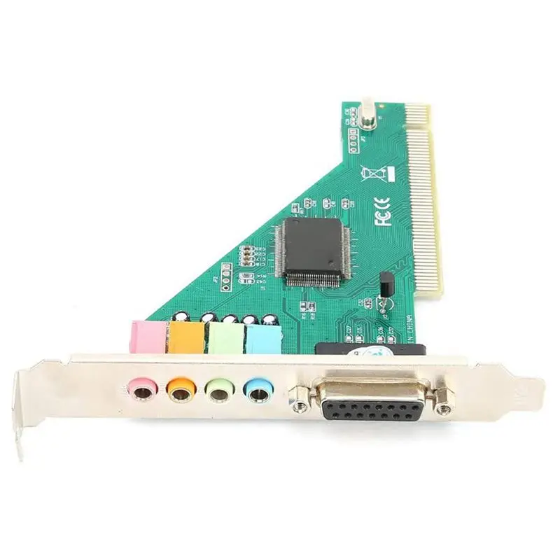 

Звуковая карта Classic-3X PCI, 4.1-канальная, для настольного компьютера, встроенная, внутренняя аудиокарта, стереофонический объемный звук CMI8738