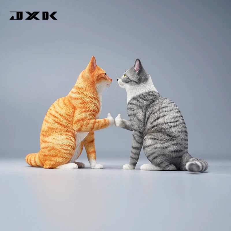 

Jxk 1/6 Likes Cat Animal Model Emoji Cute Creative Animal Trendy Play Handmade Gift Encouragement Cat Home Decor
