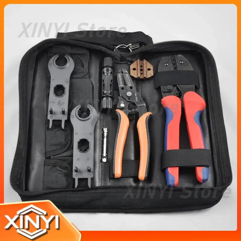 for Solar Crimping Tool Kit 1 Set Crimper for 2.5-6.0mm² MC3 MC4 Connectors Cable Cutter PV Crimp Tools for Solar Panel