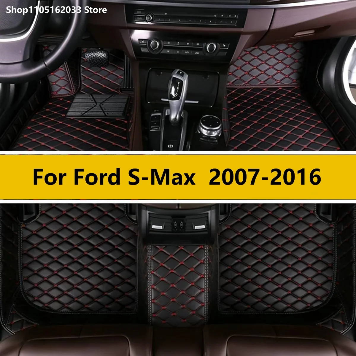 

Custom Car Floor Mats for Ford S-Max 2007 2008 2009 2010 2011 2012 2013 2014 2015 2016 Carpets Rugs Foot Pads Accessories