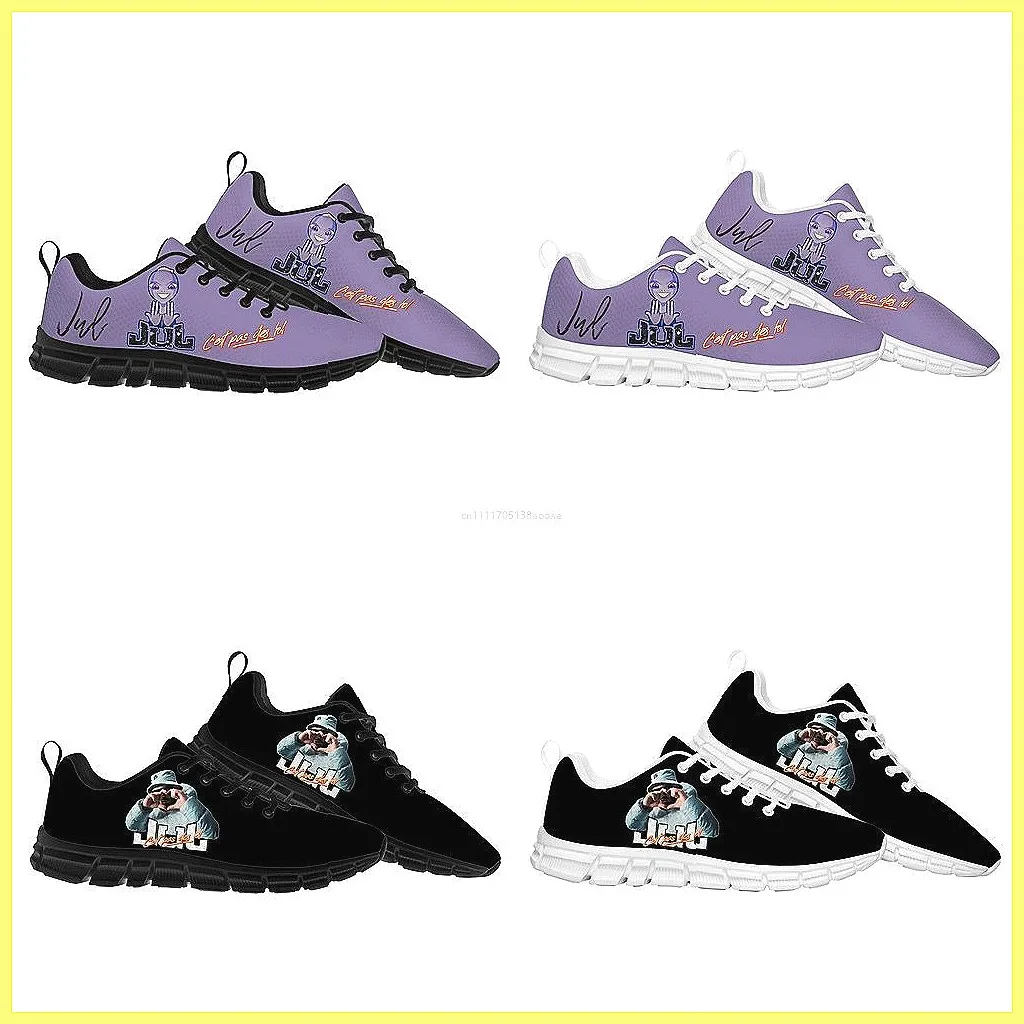 

Custom Rapper JuL Inspired Sneakers, Low-Top Unisex Lace-Up Casual Shoes
