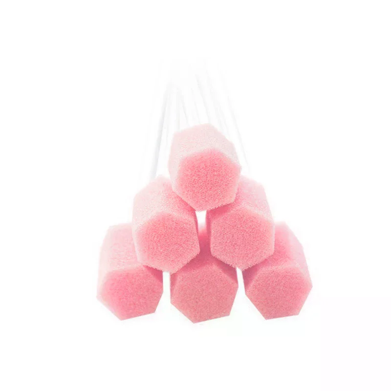 /ACR/Disposable Oral Care Sponge Swab Tooth Cleaning Mouth Swabs With Stick 100pcs