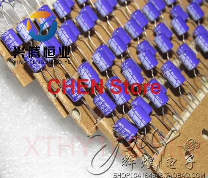 20PCS Sanyo OS-CON SC 16V6.8UF 5X6MM High polymer Motherboard 6.8UF 16V Solid State Capacitors purple 16SC6R8M