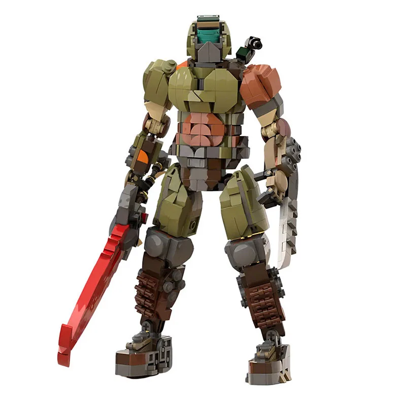 908PCS MOC Movie Creativity Mech Slayer Model Building Blocks Architecture Popular Modular DIY Bricks Toys Adults Birthday Gifts