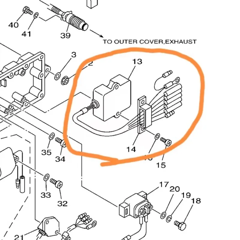 Domestic VX700 series XL700 is suitable for SJ700CDI computer igniter components for Yamaha motor boats