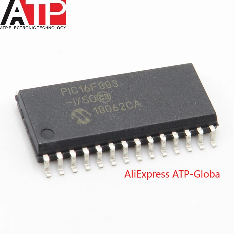 

1-100 PCS PIC16F883-I/SO PIC16F883-I SOIC-28 PIC16F883 Embedded 8-bit Microcontroller MCU