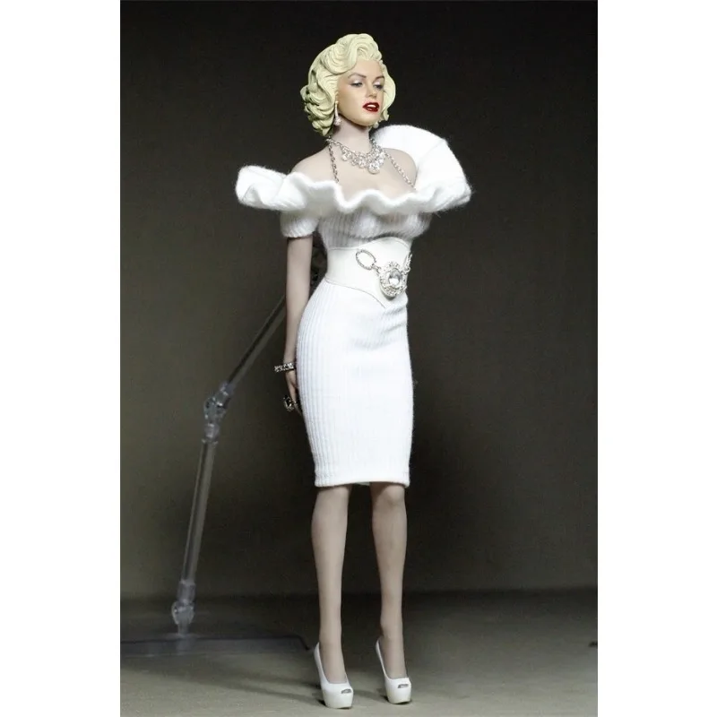 1/6 مقياس أنثى النرجس تنورة دعوى نموذج البتلة القمم تنورة قصيرة حجر الراين حزام ل 12 ''الجندي لعبة أرقام اكسسوارات DIY بها بنفسك #4