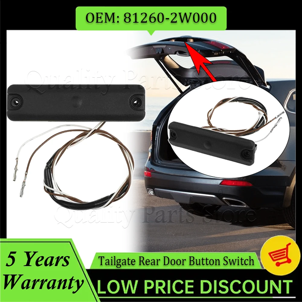 Outside Trunk Lid Lock Release Handle For Hyundai Santa Fe XL4 2013~2019 Grand Santa FE 2013~2016 2014 81260-2W000 812602W000