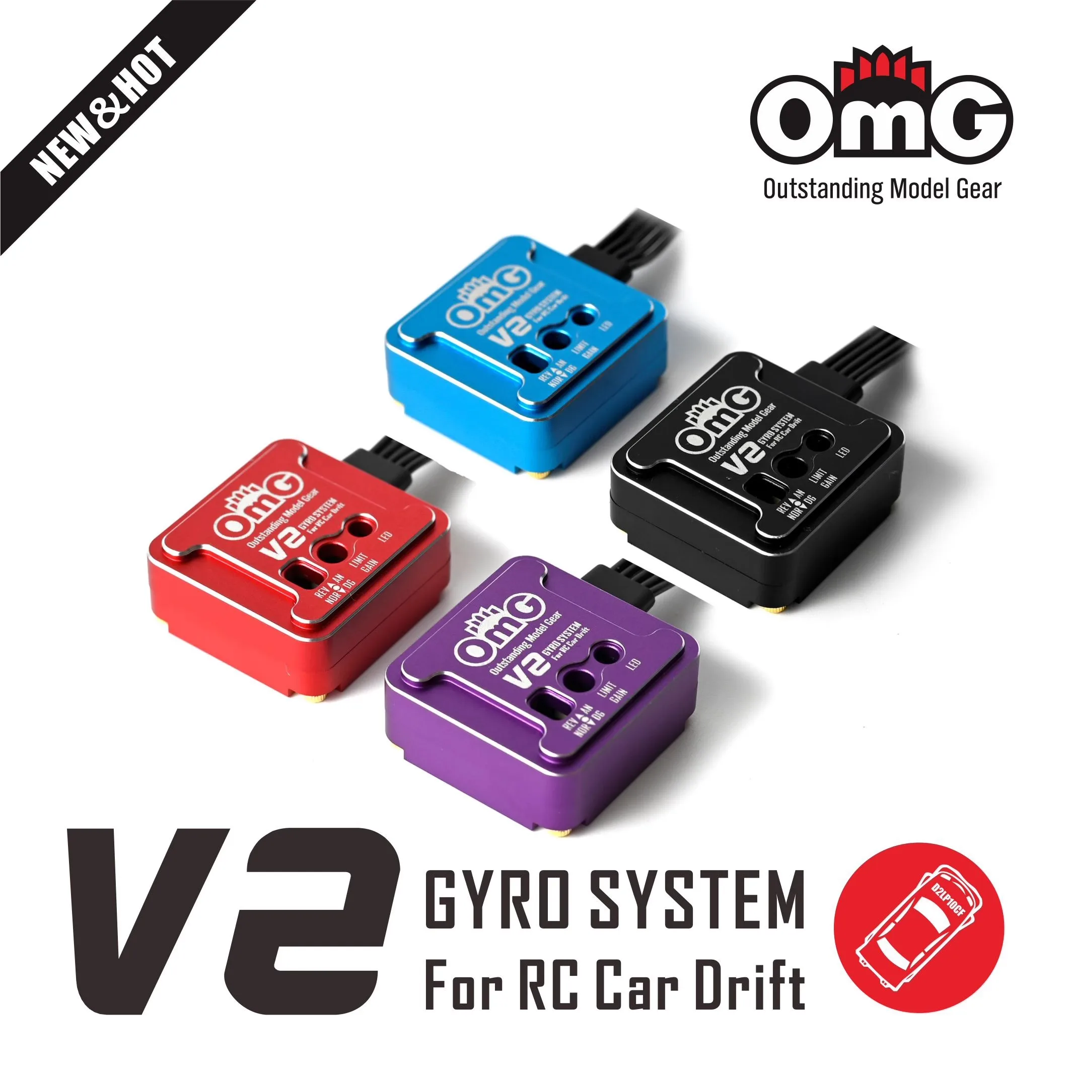 

RCOMG высокоточный гироскоп, цифровая имитация, двухрежимный металлический корпус, радиоуправляемый пульт дистанционного управления, дрифт-автомобиль F1, посылка