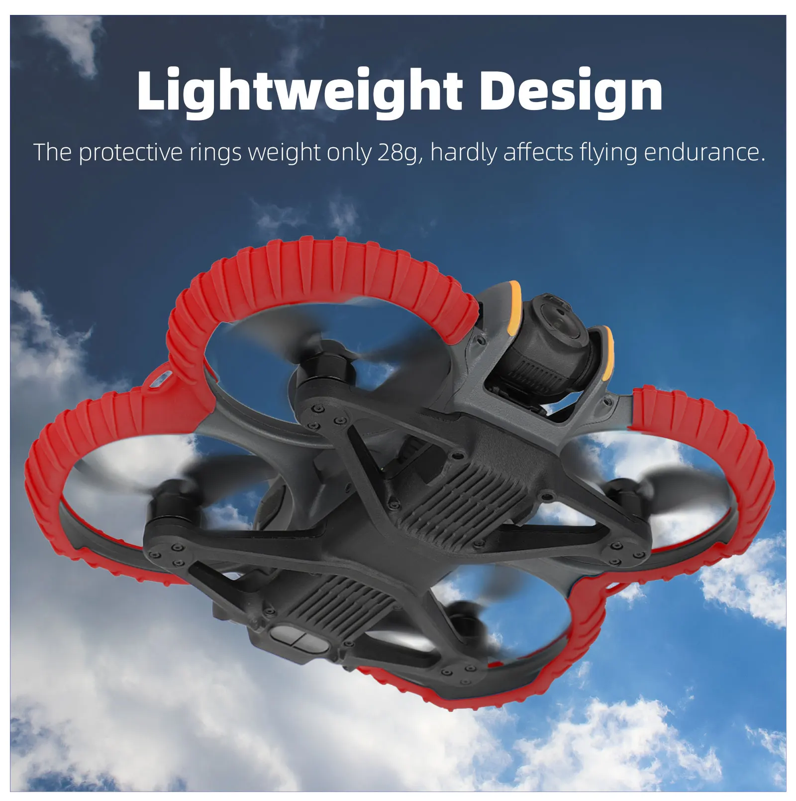 Sunnylife Propeller Guard for DJI Avata 2 Anti-collision Bumpers Protection Guard Ring Protectors Drone Top Cover Shell Parts