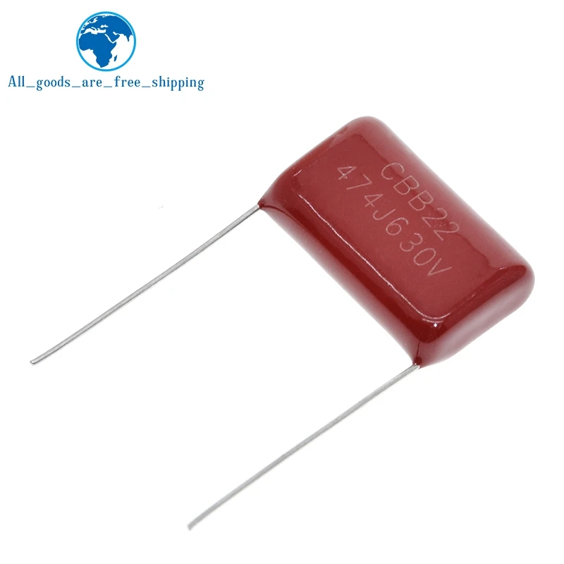 TZT 10PCS 630V474J 0.47UF 470NF Pitch 20MM 630V 474 CBB Polypropylene film capacitor