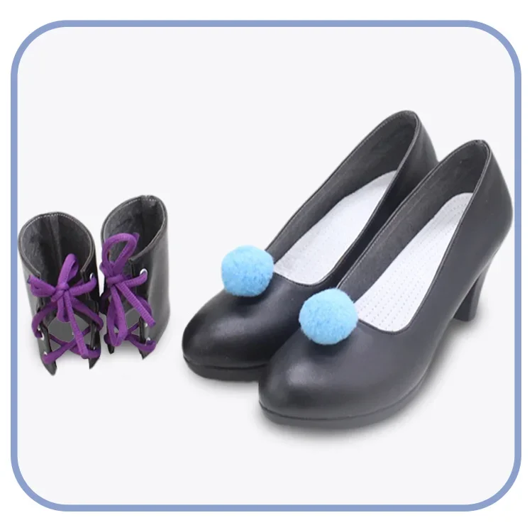 Tokoro Megumi تأثيري أحذية بولي أحذية أحذية من الجلد هالوين كرنفال الأحذية أنيمي اكسسوارات تأثيري الدعامة مخصص