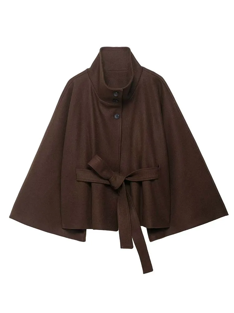 

Women's Jacket 2025 Autumn Winter New Fashion Women Long Sleeve Button With Belt coat Women High Street Leisure Coats