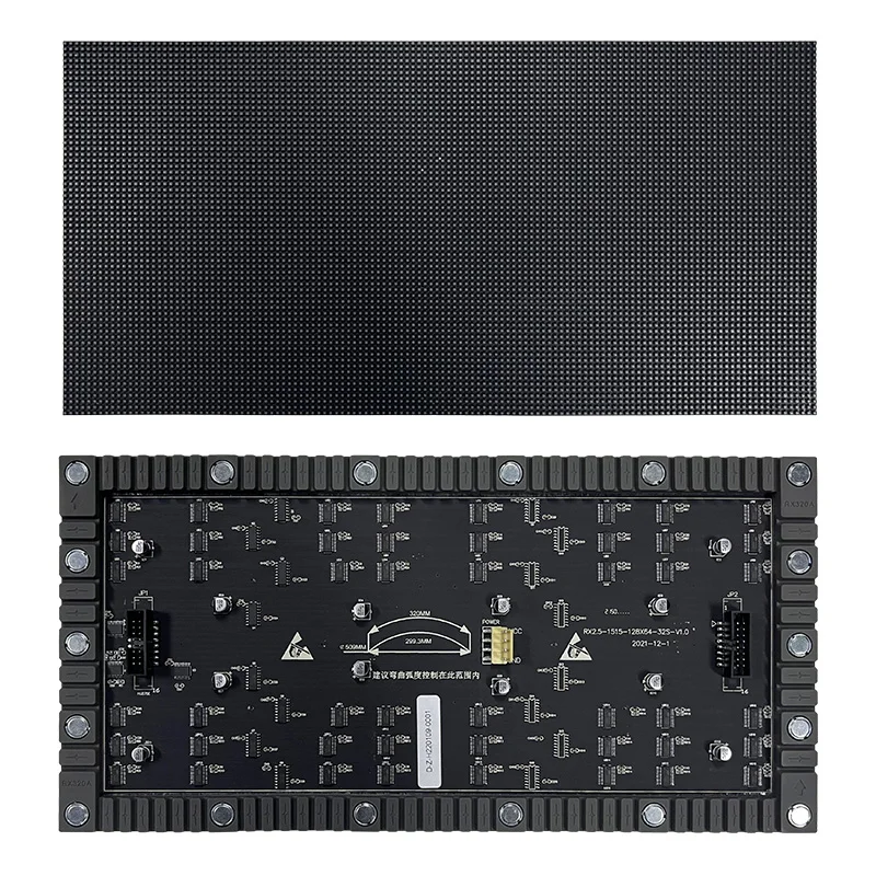 SMD RGB P2.5 Soft LED Panel Matrix for Indoor Full Color Flexible Display Module HUB75 320x160mm 128x64 Resolution