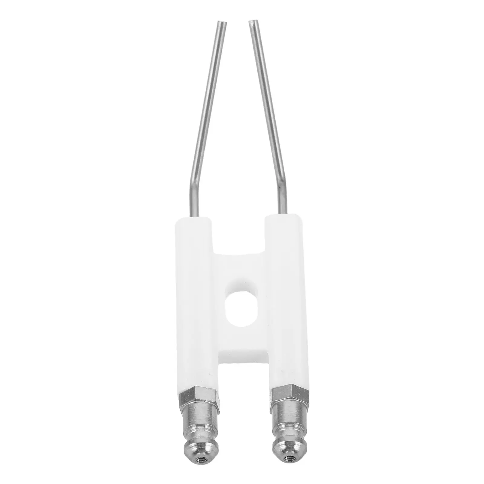 Push Button Ceramic Igniter High Temperature Universal Dual Prong Ignition Electrode Replacement Pin for Fire Pit Burner Stage