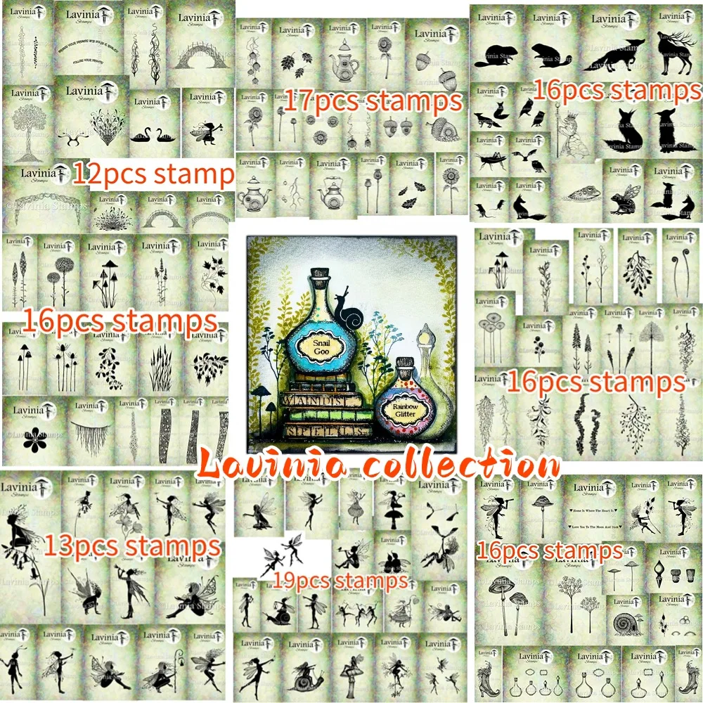 

2025 Lavinia collection shoe clear silicone stamps for DIY scrapbooking craft supplies stamp photo album card making