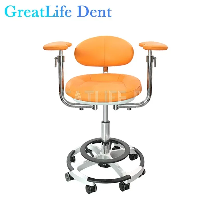 

GreatLife Dent Comprehensive Treatment Luxury Foot Pedal Height Adjustable Dental Laboratory Equipment Instrument Dentist chair