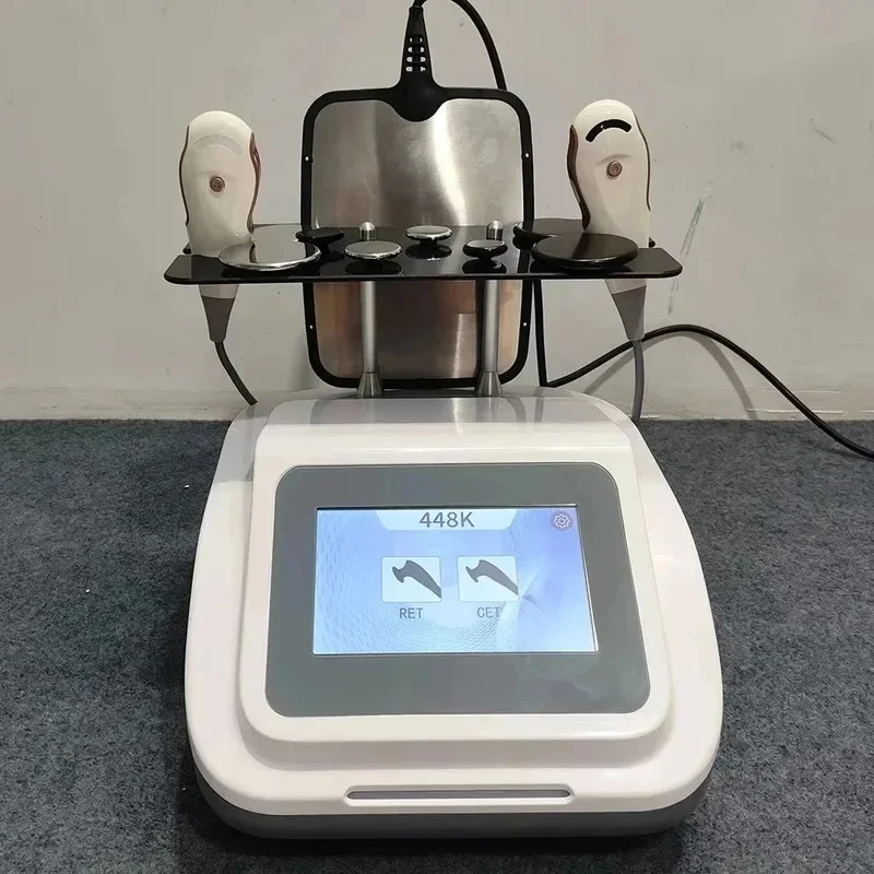 448khz Cet Ret Tecar Therapy Equipment Diathermy Body Shaping Slimming Fat Reduction Massage Weight Loss Machine-JKI89
