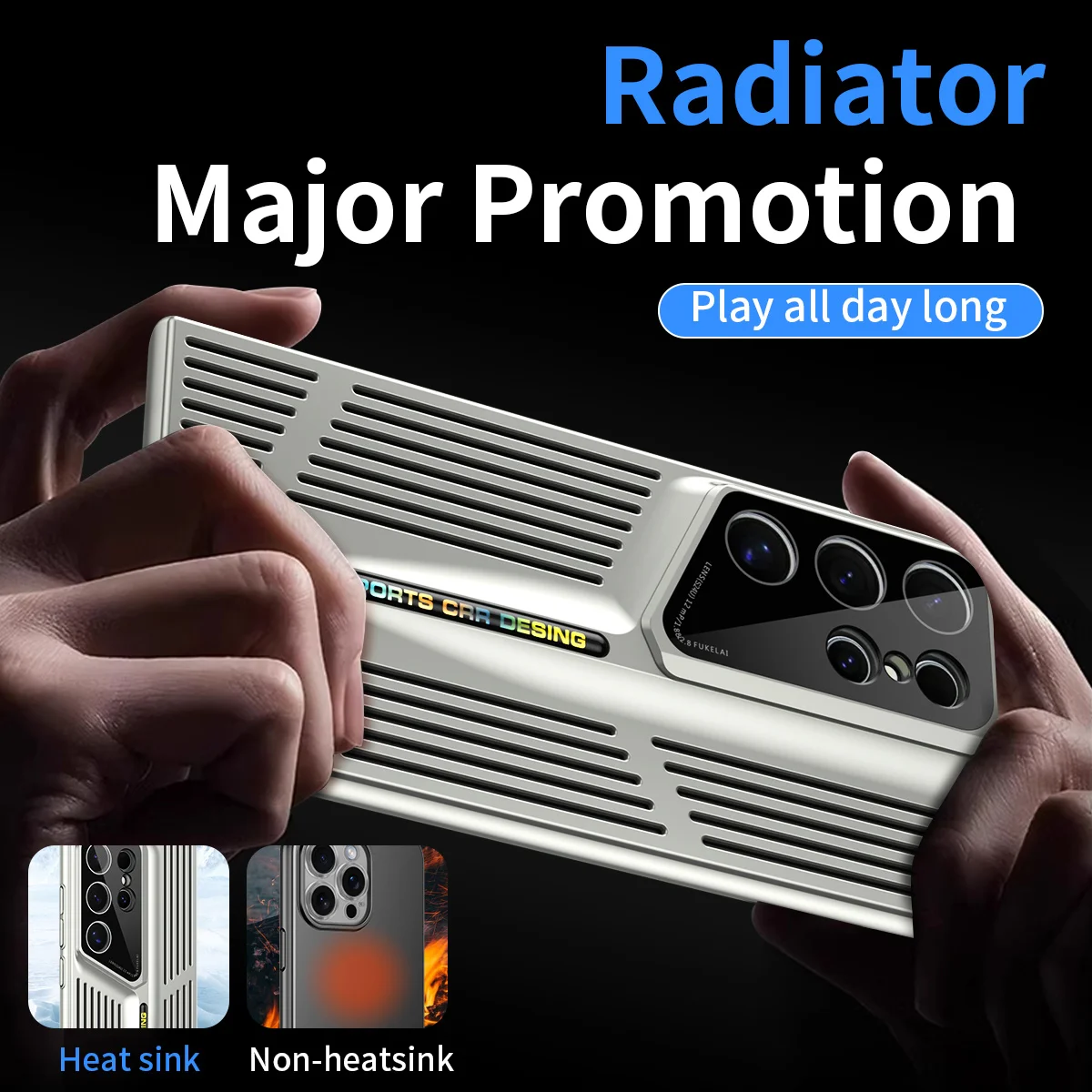 

Heat dissipation Blade Cooling Phone Case For Samsung Galaxy S25 S23 S24 Ultra Plus Mesh Cooling matte Phone Cover funda iphone