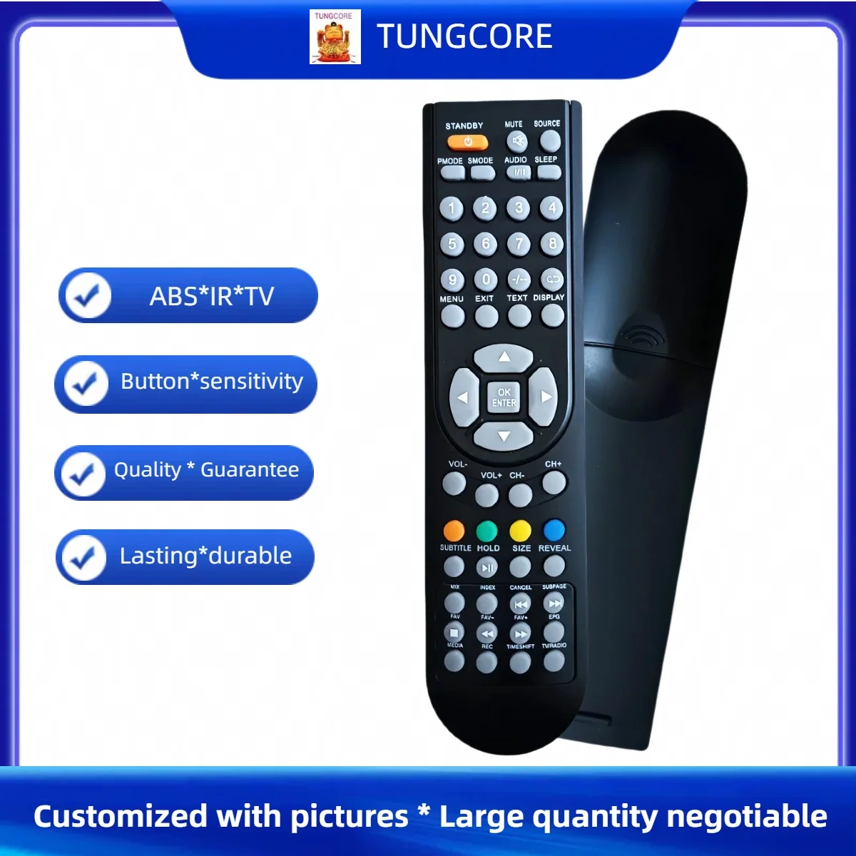 CONTROLLO REMOTO PER J-JOY&Venga VG32DTV3 EXC;ISOV EX32DTV3 MURAT NEXT RENDER TARGA ZAPP TREVI TREVI BOGO XORO QBELL AIRIS ACRON