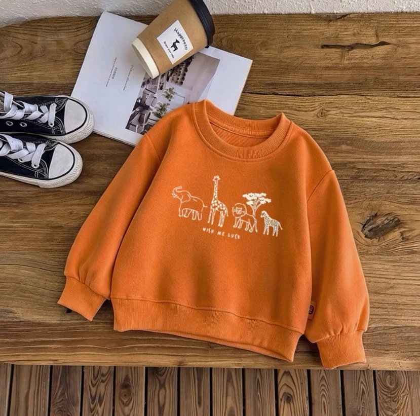 Lässiger Baby-Kinder-Sweatshir – Baby Zebra Clothing Bewertung und Preis