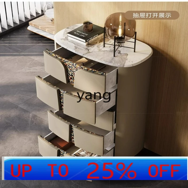 

LH light luxury chest of drawers Italian modern bedroom marble storage drawer three or four bucket cabinet