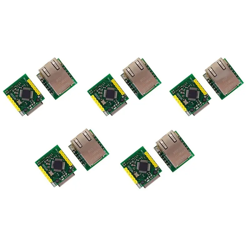 B04C-10PCS/LOT USR-ES1 W5500 Chip New SPI To LAN/ Ethernet Converter TCP/IP Mod Module