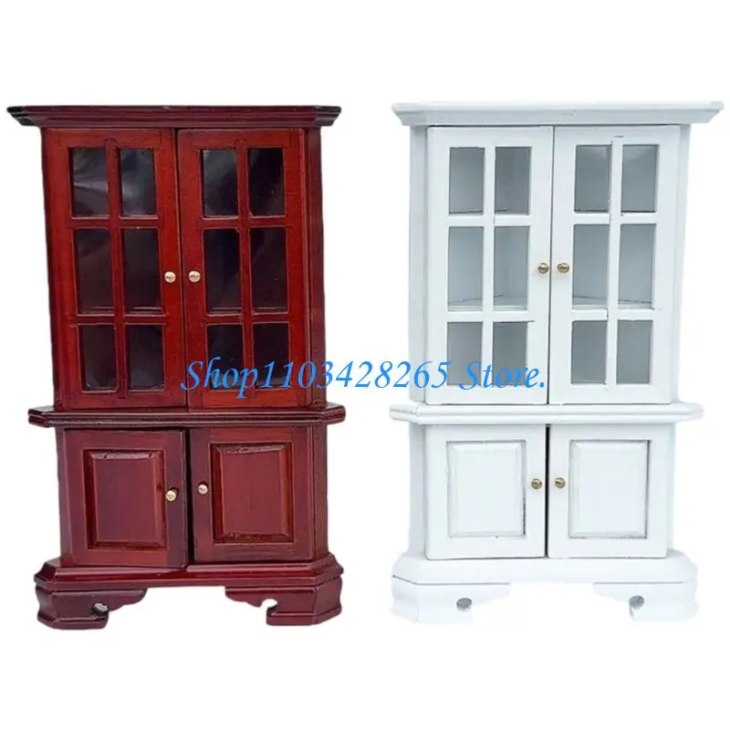 

Угловая полка для хранения из натурального дерева 1/12, кукольный домик, аксессуары для гостиной, сцены G2TE