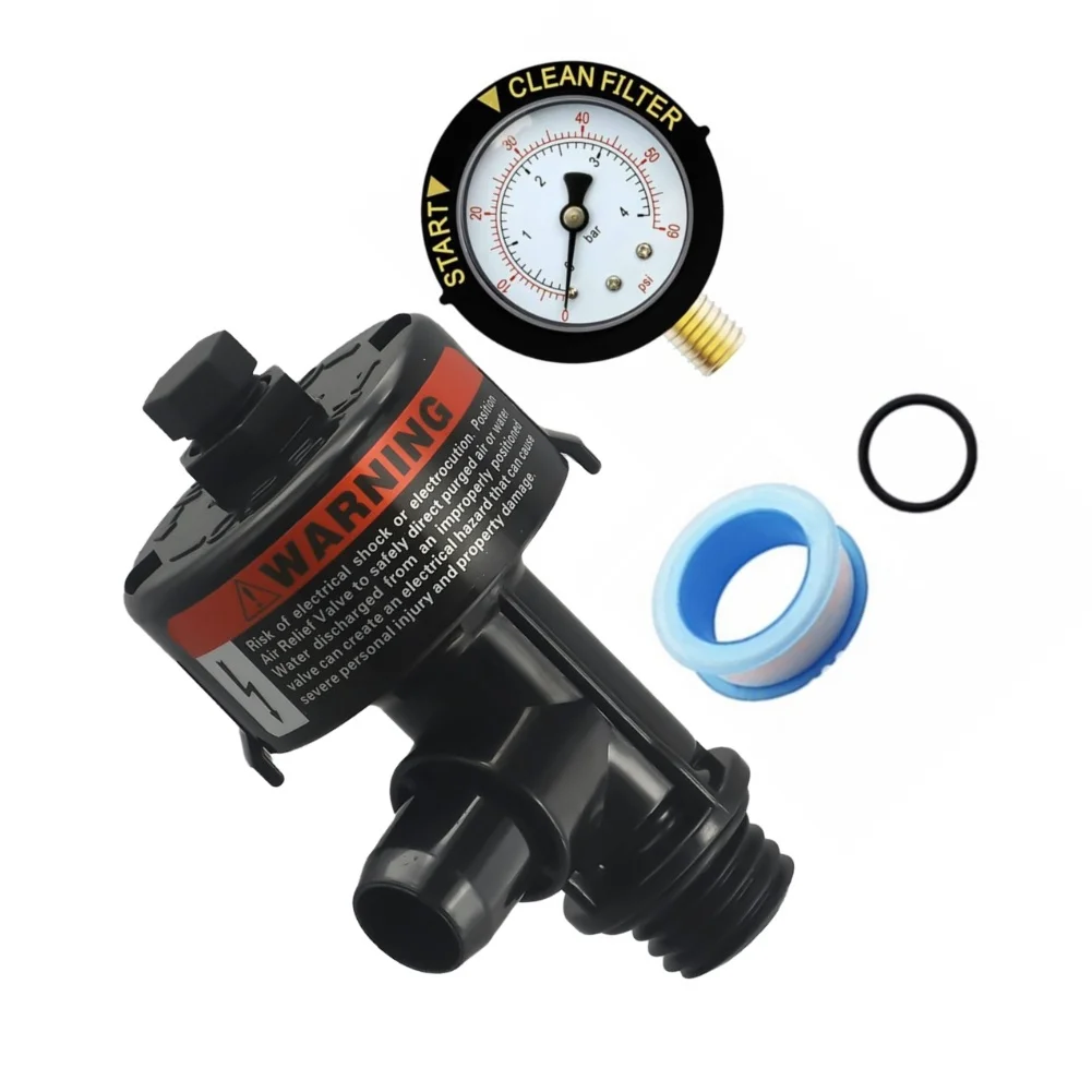Water Flow Optimization Replacement Kit for versatile Compatibility Sturdy Plastic Materials Manual Air Relief Valve