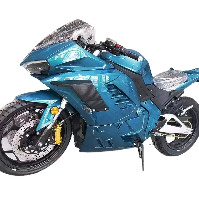 2025 최신 맞춤형 고출력 7000W 레이싱 전기 오토바이, 최고 속도 160KM/h