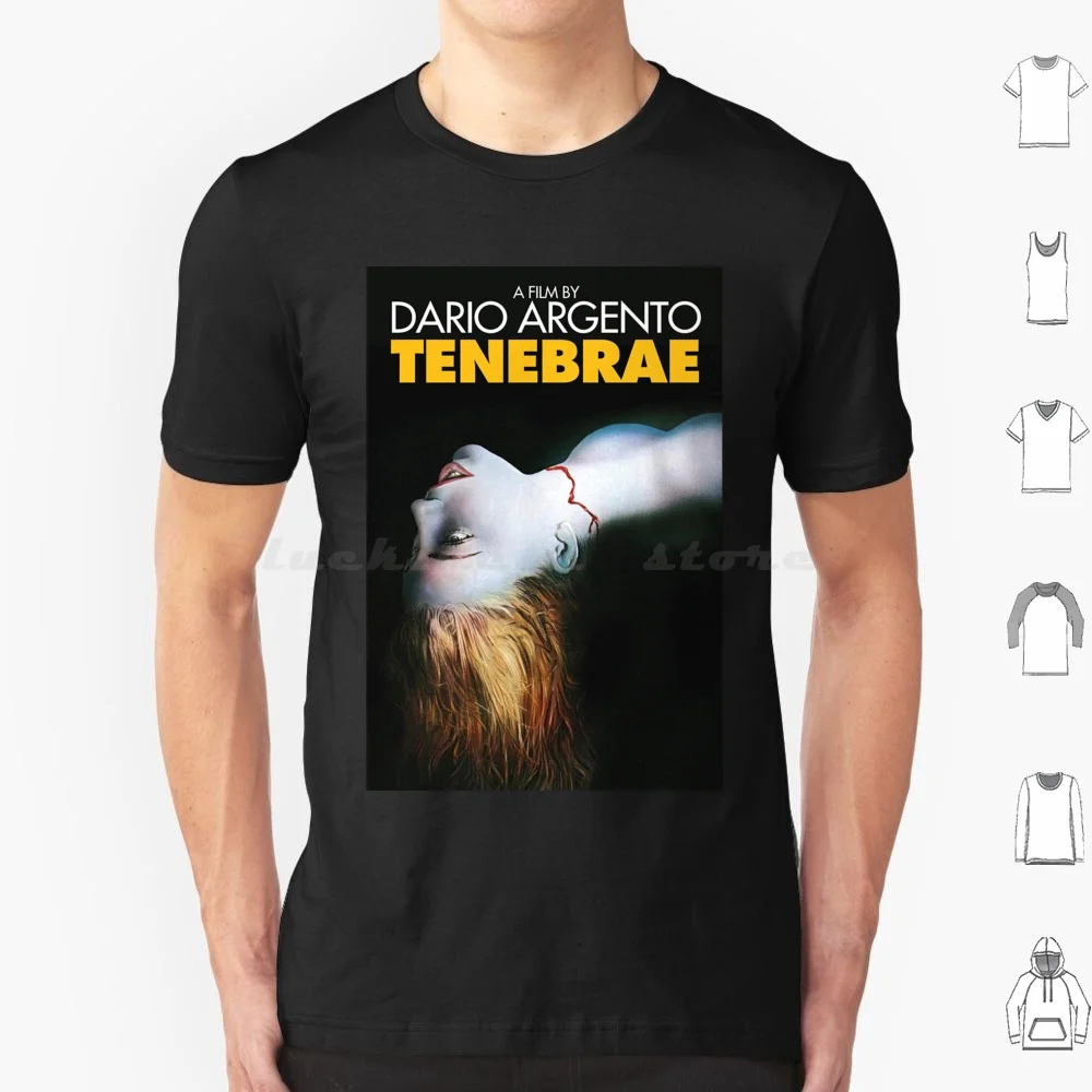 Tenebrae ( Poster Art ) T Shirt Cotton Men Women DIY Print Tenebrae Tenebre Crystal Plumage Horror Bava Dario Argento Lamberto