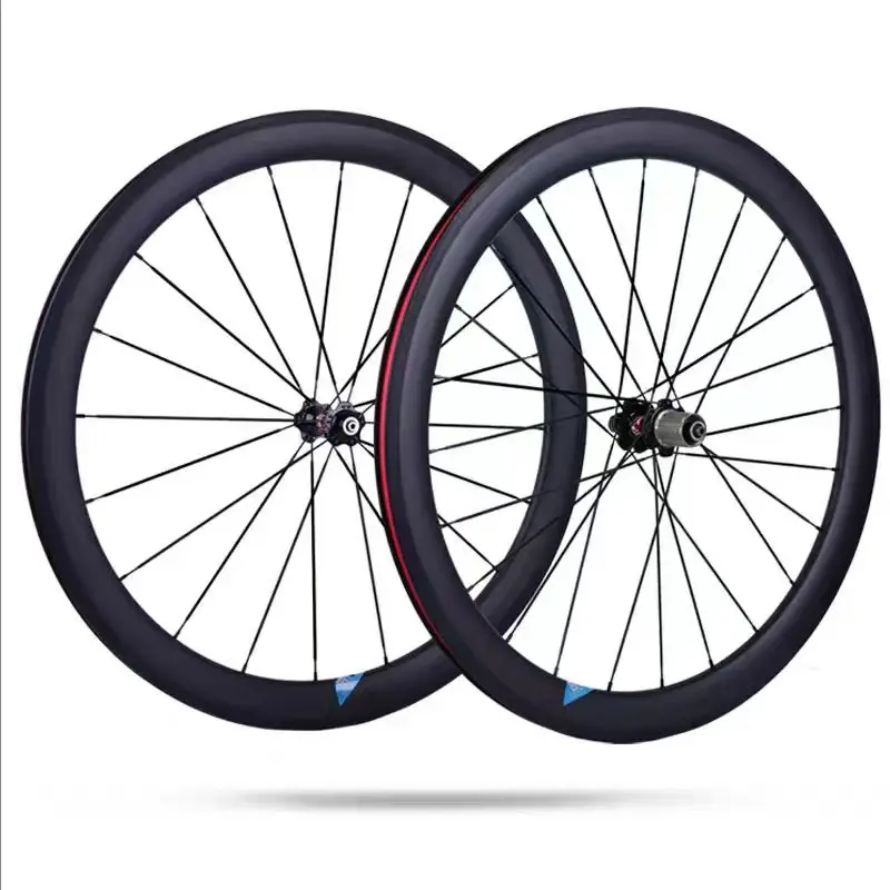 STLF Carbon Road Bike Wheelset 700c Bearing HUB Rim Brake Tubular Tire Tubeless Clincher Tire Bicycle Wheel Bicycle Parts