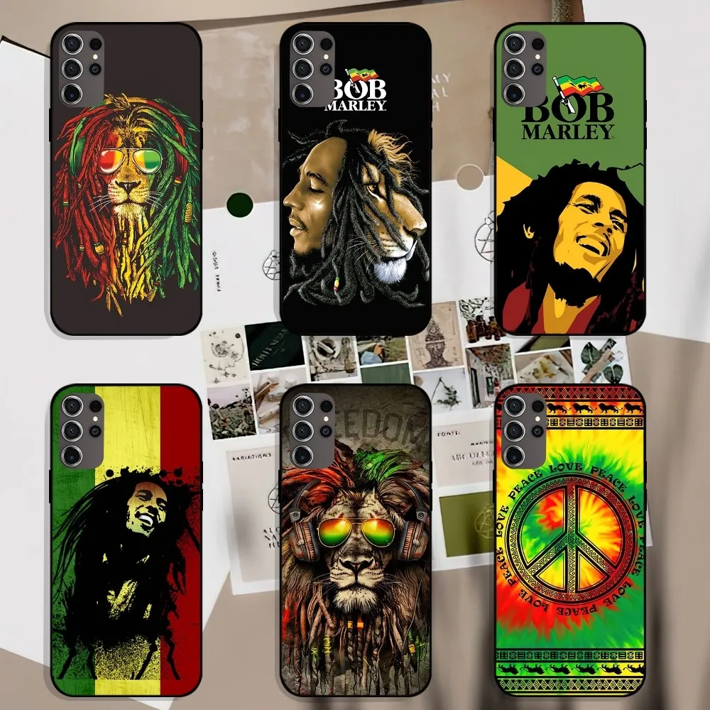 Singer B-Bob M-Marley Phone Case For Samsung Galaxy A52 A53 A72 A71 A73 A80 A91 S Shell