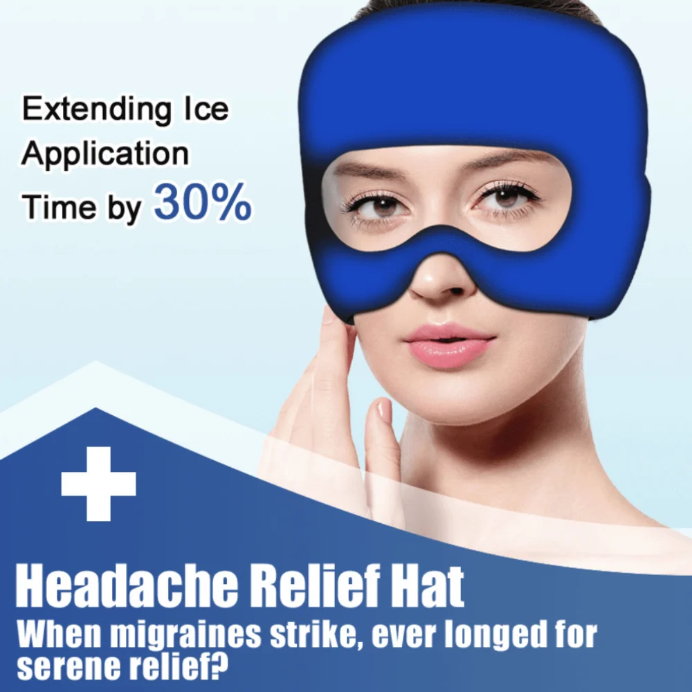 

Маска-компресс для глаз с гелевыми капсулами (холодный/горячий) для сна, облегчения головной боли, терапии, снятия боли