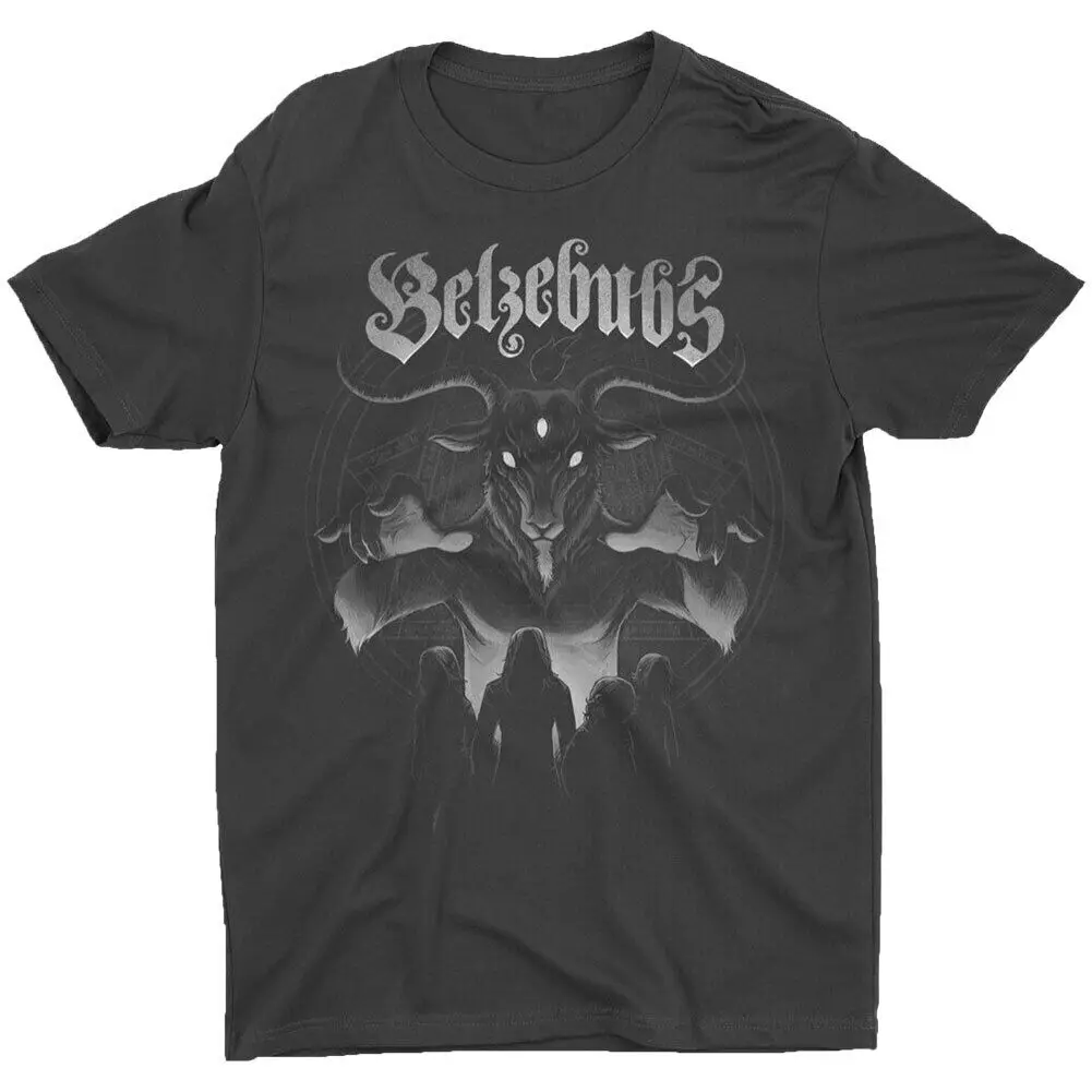 Men's Belzebubs Horned Saviour Slim Fit T shirt Medium Black