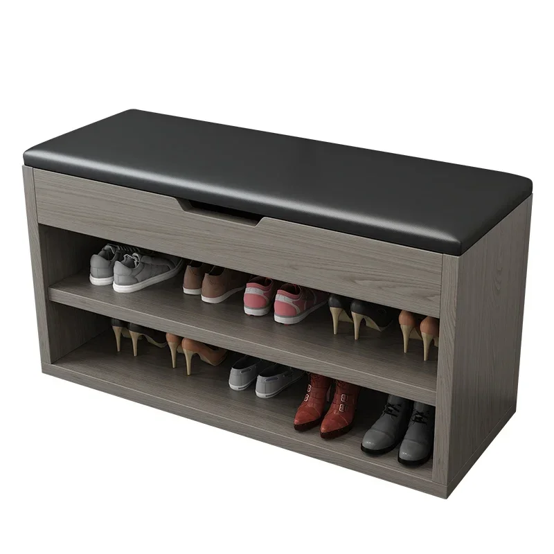 G2  Shoe Changing Stool  Cabinet  Integrated Bench Soft Bag Footstool  Rack