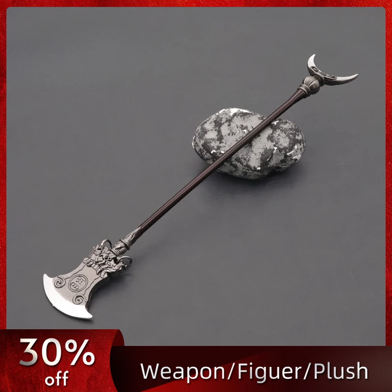 

22cm/8.66in Iron Zen Staff Cosplay Model Props Creativity Anime Peripherals Display Collectible Desk Ornaments Toys Funny Gifts