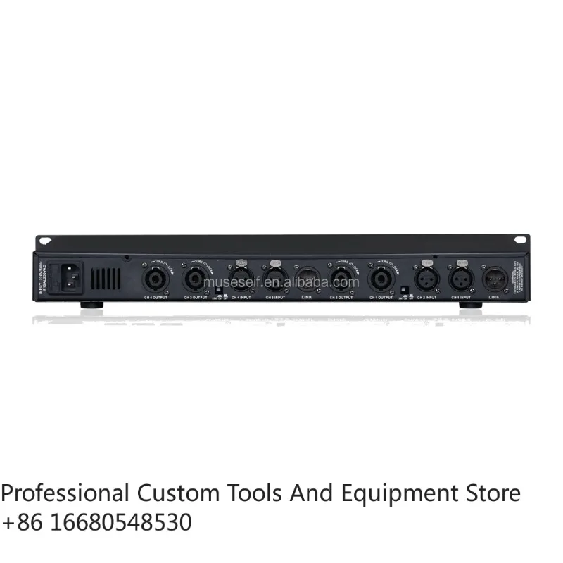 3aProfessional Audio Line Array 1U Power Amplifier 4-channel Professional Power Amplifier Suitable for Stage Ktv CL4350