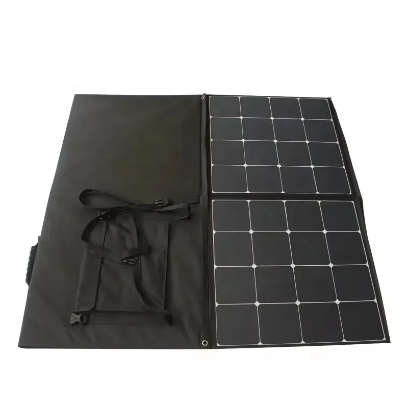 300w Folding Solar Panel 120W 200W 12V 18V Mono Outdoor Camping Portable Foldable Panel Blanket Bag 300W 54V SunPower Cells