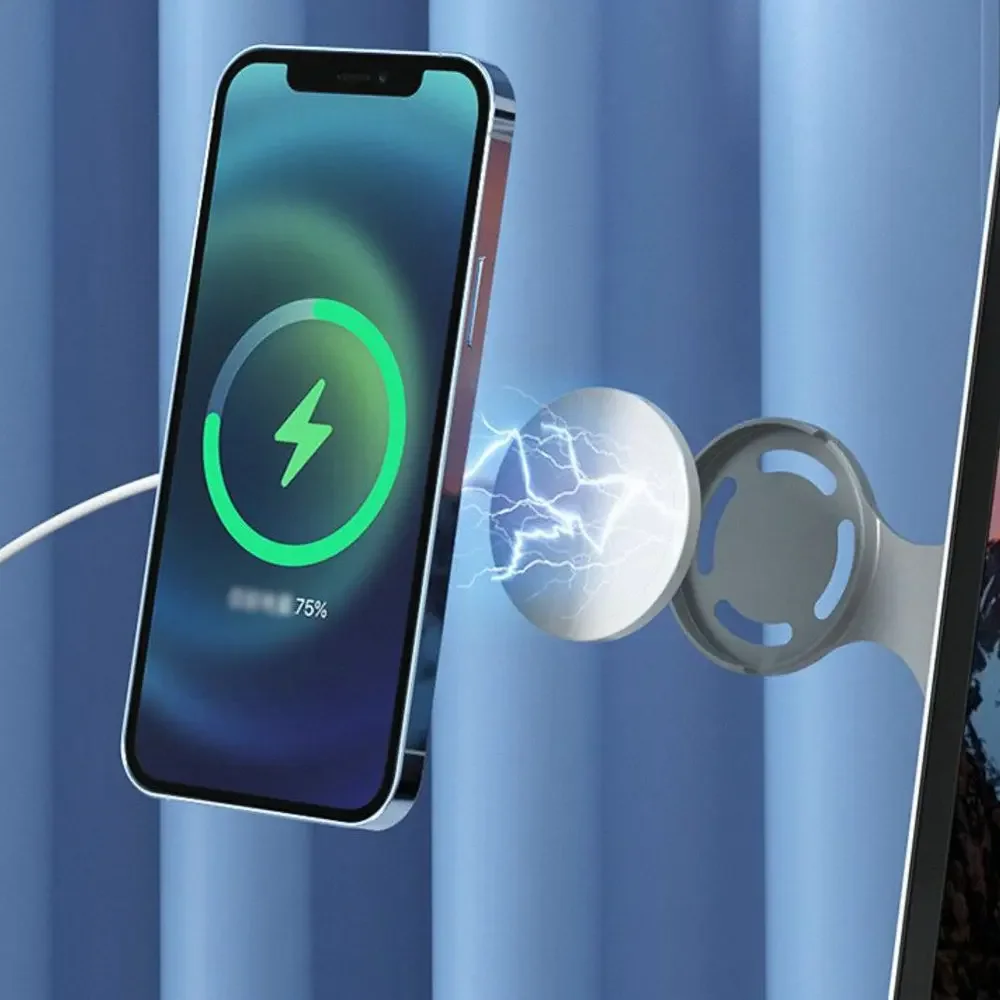 Suitable for Apple Iphone Magsafe Charging Stand Holder Foldable Computer Side Screen Folding Magnetic Charger Stand Kit Bracket