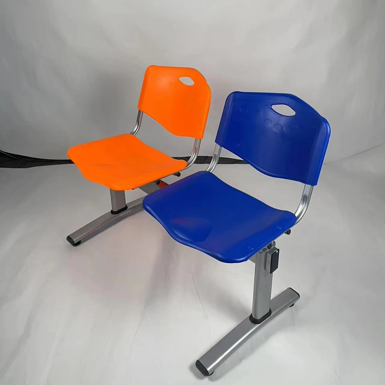 

Plastic Commercial Furniture Airport Hospital Waiting Room Waiting Row Chairs Two People Stadium Waiting Chairs