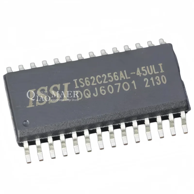 5PCS/LOT IS62C256AL-45ULI IS62C256AL IS62C256 256KB 45NS SOP-28