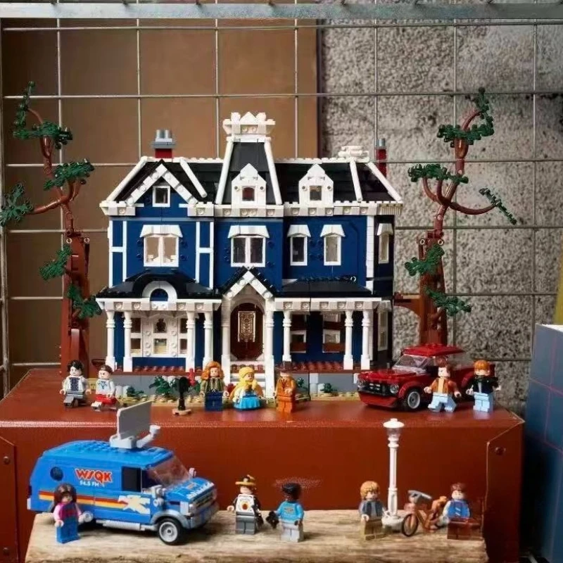 Hot Toys 2026 Nieuw in voorraad 2593 st. Stranger The Creel House Bouwstenen Blokken Set Compatibel met 11370 voor Kinderen Verjaardag Cadeaus