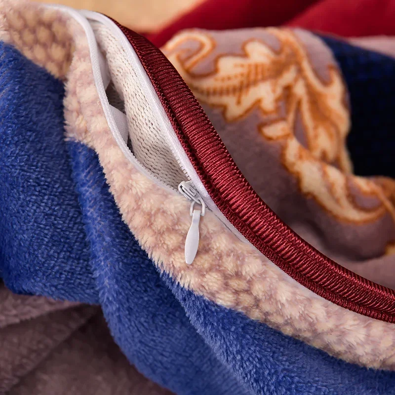 Luxury Microfiber Flannel Wool Quilt Set Bedding Set Quilt