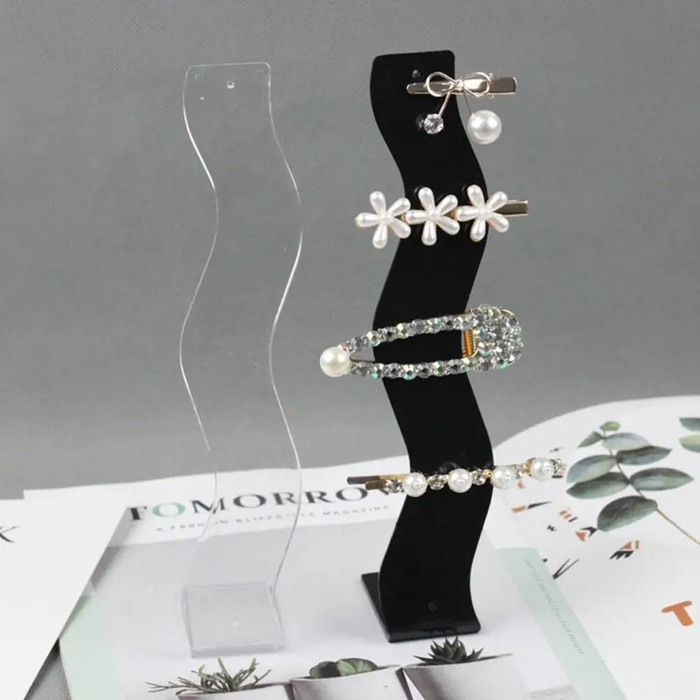 

Exhibition Shelf Niche Design Fashion Hair Jewelry Display Rack Hair Pins Organizer Hairpin Holder Hair Clip Display Stand