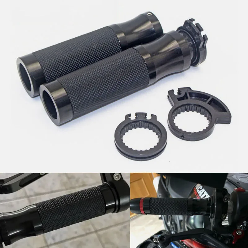 

Universal 7/8'' 22MM Motorcycle CNC Rubber Gel handle bar grips for YAMAHA FAZER 600 1000 FZ6 FZ8 FZ1 FAZER600 FAZER1000 XJ6